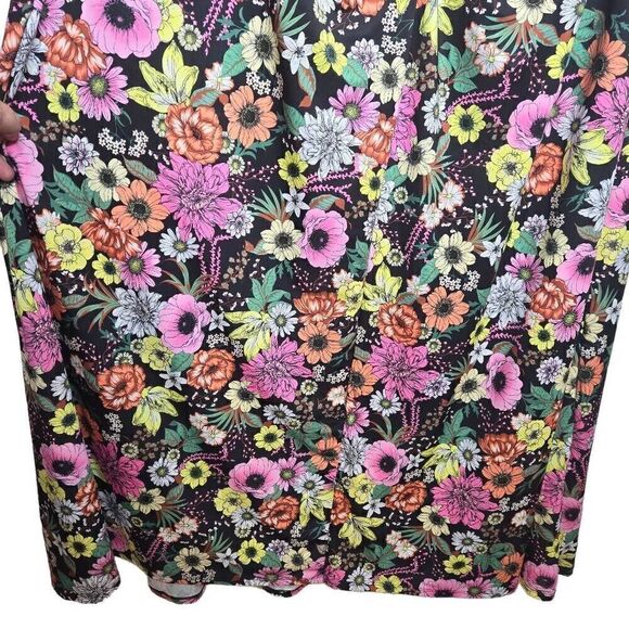AFRM Lizette Floral Ruched Cutout Jersey Maxi Dress Size 3X/3T - Picture 6 of 11